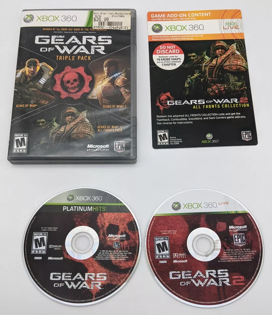 Buy the Gears of War 3 - Xbox 360 Game disc New