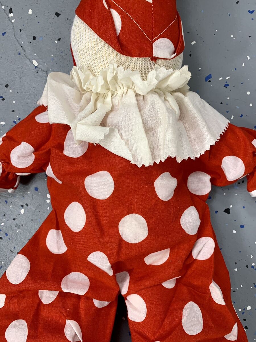 Vintage Stuart Inc. St. Paul MN. USA Red Polka Dot Pierrot Vintage Stuart Inc. St. Paul MN. USA Red Polka Dot Pierrot