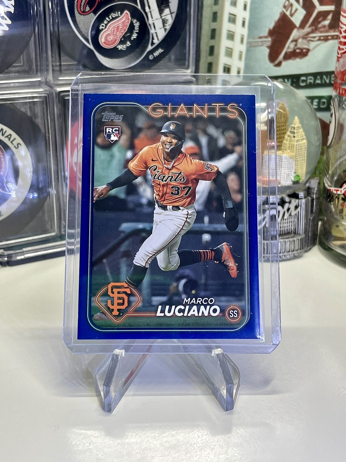 2024 Topps Series 1 #232 Royal Blue Marco Luciano (RC) MLB San Francisco Giants