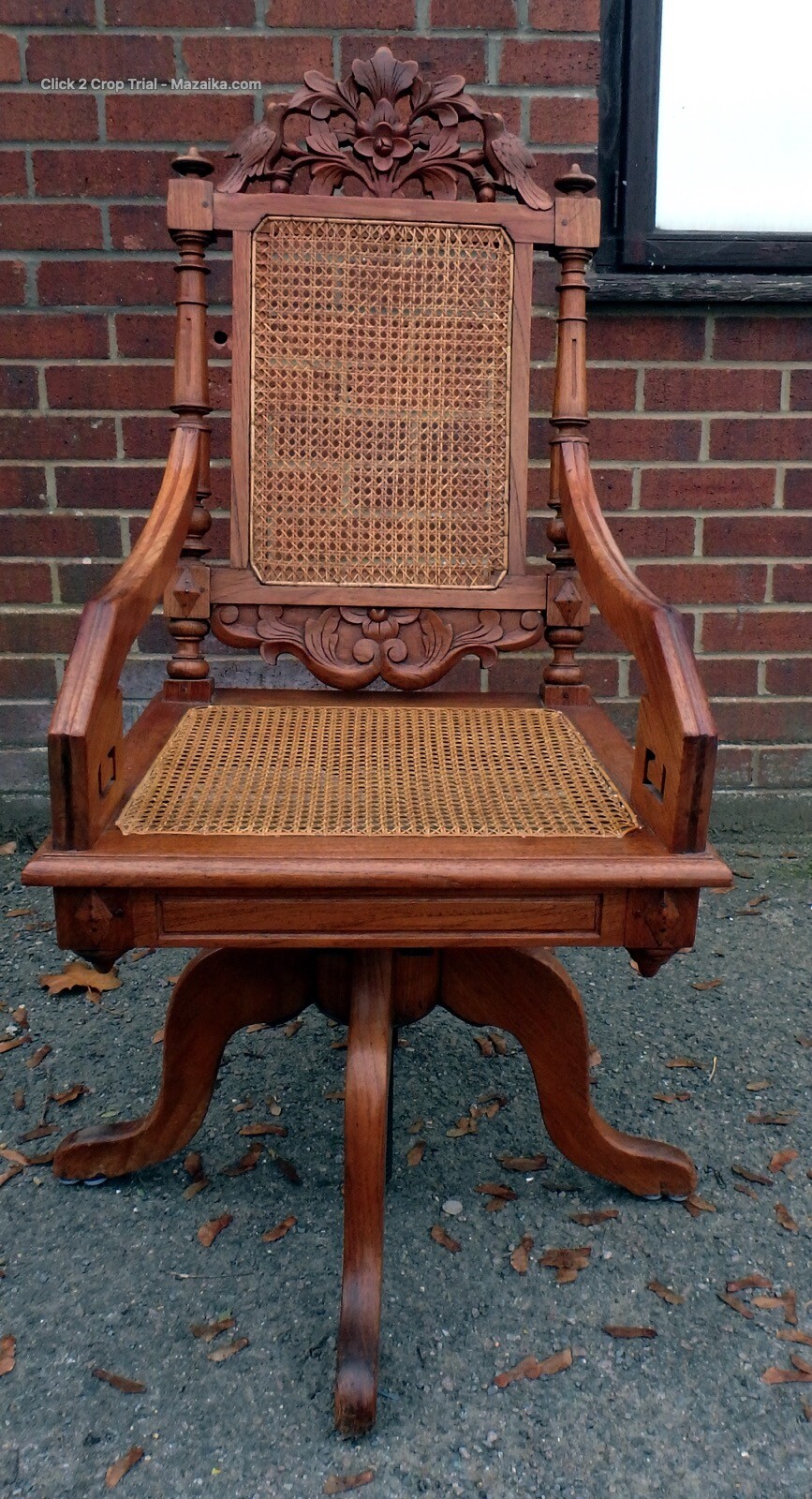 Victorian antique desk chair Bombay Art Furniture Arts & Crafts
