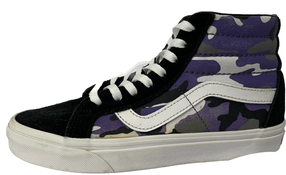 Zapatilla deportiva Vans Old Skool Hi Top para mujer 7,5 camuflada púrpura patín Y2K años 90’s retro Foto 2 de 4
