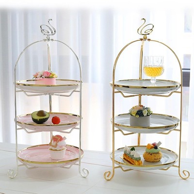 Kuchenständer Cupcake Ständer Süßigkeiten Display Servierplatte Eisen Dessert Display Kuchen