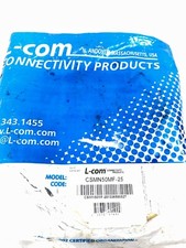 L-COM CSMN50MF-25 DELUXE MOLDED D-SUB CABLE DB50 MALE TO FEMALE 25.0 FEET
