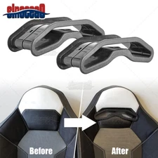 2PCS Seat Belt Insert Harness Pass Through Bezels For Polaris RZR XP 900 1000 4