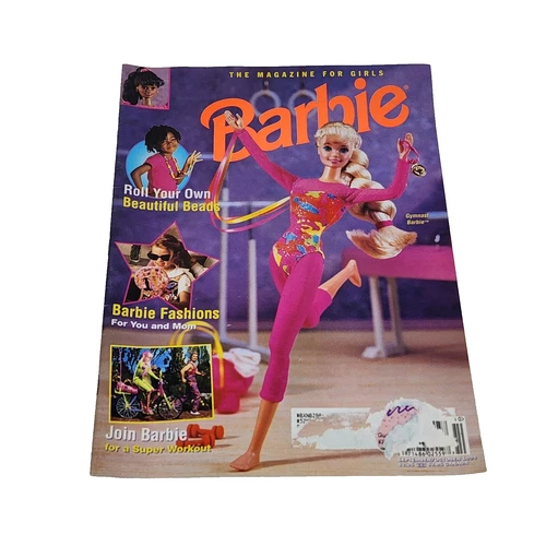 VINTAGE SEPT / OCTOBER 1994 GYMNAST BARBIE DOLL MAGAZINE BOOK BOOKLET W/ ADS