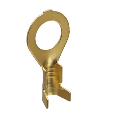 50x M6 Ring Messing Kabelschuhe Crimp Terminal Bastler Kfz Lkw Oldtimer 1,5mm