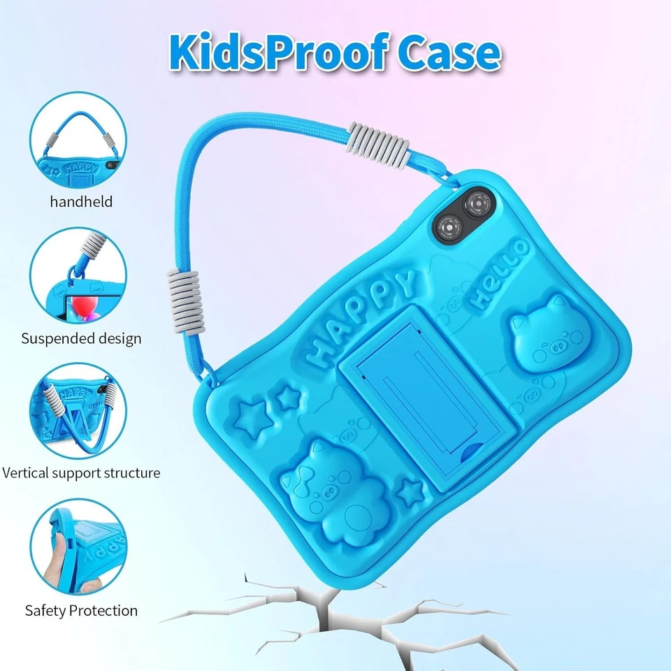 10.1" Kids Tablet Android 15 8GB RAM 32GB WiFi6 HD IPS Screen w/ Parental Contro - Image 4 of 4