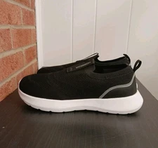 Hobibear Unisex Sneakers Black Running Shoes Wide Toe Slip On Eur 42 M 9.5 W 8.5