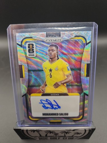 2026 Panini Prizm FIFA World Cup Mohammed Salisu Wave Autograph Ghana S-MS