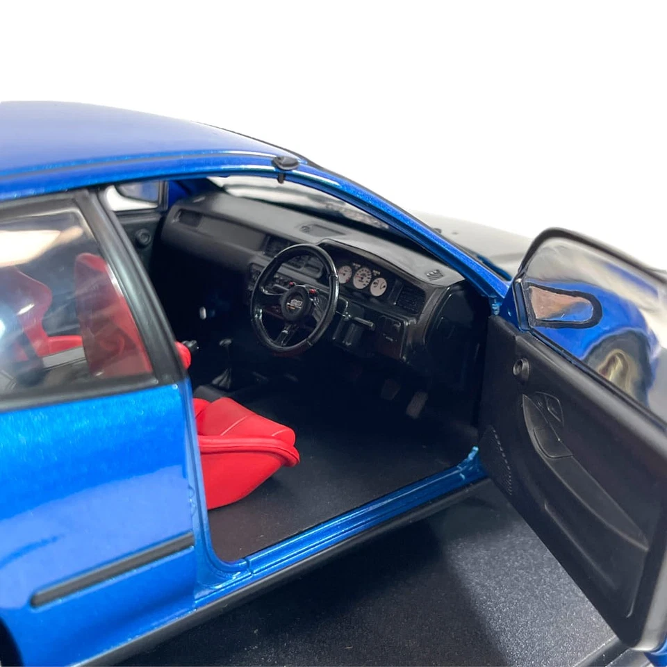 Modellino Auto Solido 1/18 Honda Civic EG6 1991 Cobalt Blue Pearl - Immagine 2 di 4