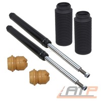 2X GAS StossdÄMpfer +PROTECTION-KIT Vorne FÜR Audi 80 B2 B3 B4 90 B2 B3