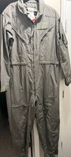 Aramid Flight Suit Mens 46L Long Flyers Coveralls Green CWU-27/P Brand New
