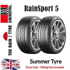 Image of Uniroyal 225/55/R19 Tyres x2 225 55 19 99V FR Rainsport 5 CA 71Db UK Stock