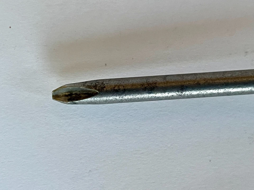 De colección PLVMB PLOMB Phillips #1 Destornillador AMARILLO Amalita Transicional PROTO Foto 4 de 4