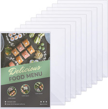 10 Pcs 11" X 17" Rigid Print Protectors, Heavy Duty Hard Plastic Sheet Page Prot