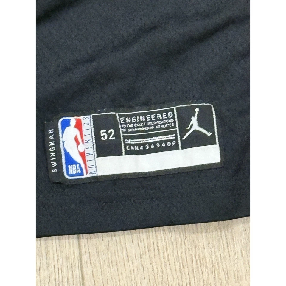 Camiseta deportiva Nike Dejounte Murray NBA Atlanta Hawks negra Swingman - talla 52 XL para hombre Foto 4 de 4