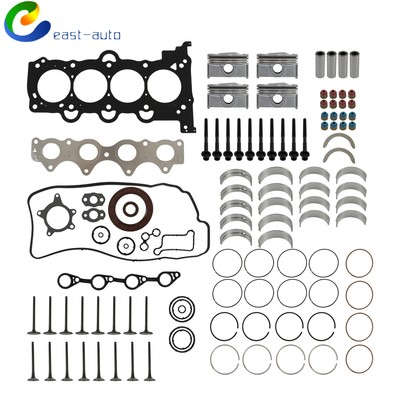 #ad For Hyundai KIA Soul 2009 21 1.6L G4FD Engine Rebuild Overhaul Kit Gaskets Rods $101.15