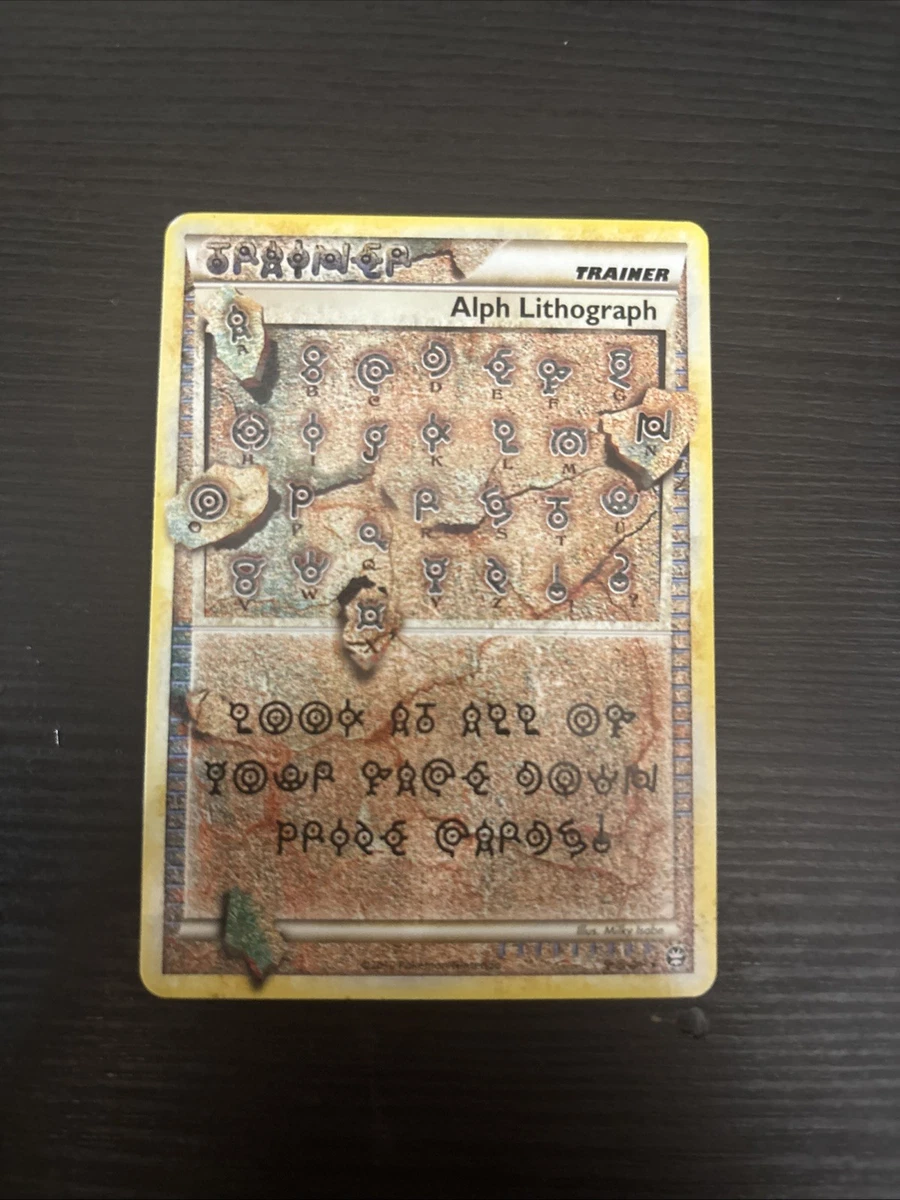 Alph Lithograph Pokémon TCG Cards for sale