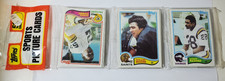 1982 Topps Football Cards Rack Pack Ahmad Rashad Vikings On Front