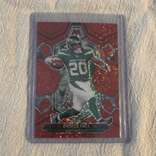 2024 Panini Mosaic Breece Hall Red Sparkle Prizm #170 New York Jets