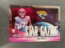Brian Thomas Jr. LSU/Jacksonville Star Gazing 2024 Panini Absolute- #SG-BTJ (RC)