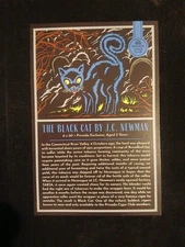 Privada Cigar Club 6"x4" Monthly Card The Black Cat By J.C. Newman