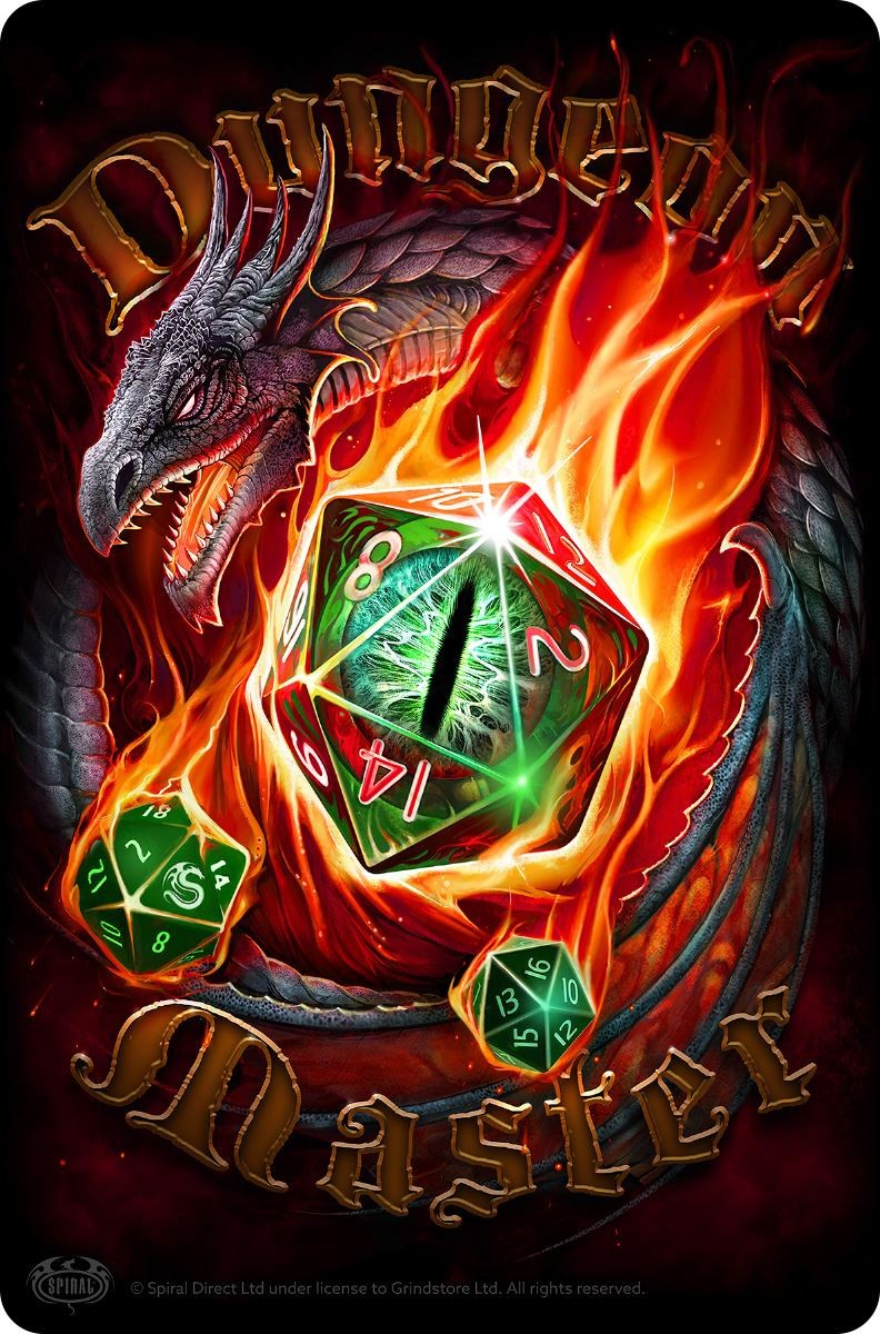 Spiral Dungeon Master Greet Tin Card
