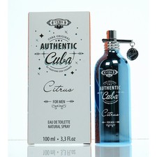 Cuba Men's Authentic Citrus EDT Spray 3.3 oz Fragrances 5425039222820