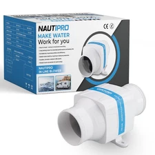 Inline Marine Blower 12V – 3/4 Inch Boat Ventilation Fan, 270CFM Quiet Bilge ...