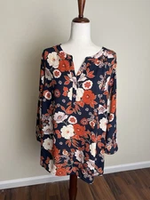 Daniel Rainn Floral Print Blouse