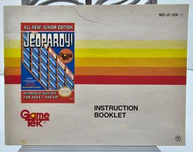 Jeopardy Junior Edition (Nintendo Entertainment System, NES 1989) Complete CIB