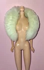 Vintage Barbie Real Fur Stole Wrap Capelet BOA Scarf Nice!