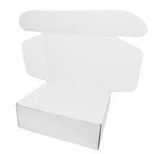 12x9x4 inches Small White Mailers Boxes Recyclable Corrugated Gift Box for Pa...