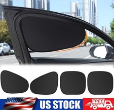 4 Car Window Shade Automobile Sunshade Sun Blocker Static Suction Front Rear