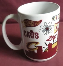 NEW, CLEVELAND CAVALIERS NBA BASKETBALL, 15 oz. Coffee Mug Cup, from Logo Brands