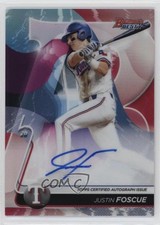 2020 Bowman's Best Best of 2020 Auto Refractor Justin Foscue #B20-JF Auto ok2