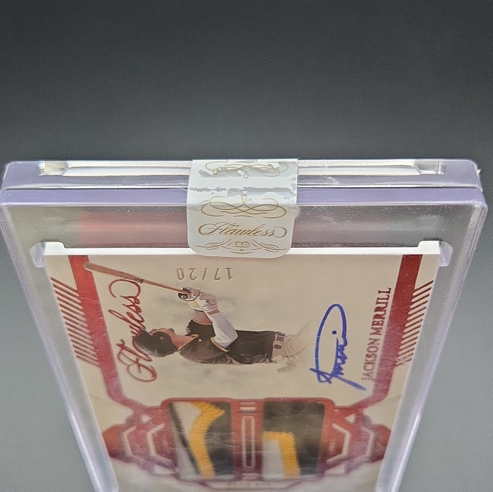 2023 Panini Flawless Jackson Merrill 17/20 Auto/Jersey Patch Padres⚾️🔥⚾️🔥⚾️🔥 view 3
