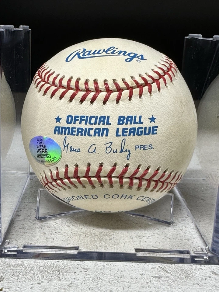 Letrero de béisbol Don Larsen con guión 10/8/56 WSPG  Foto 2 de 3