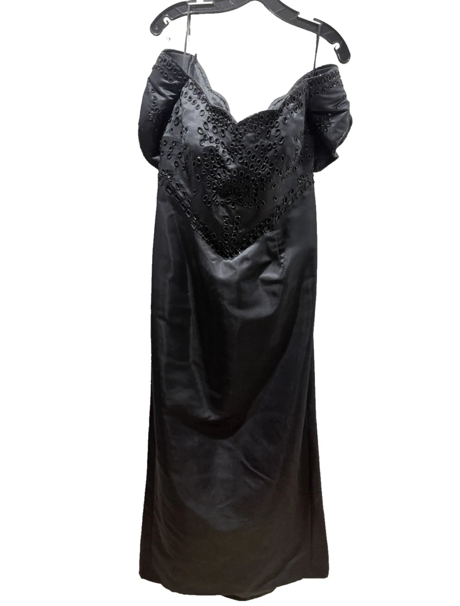 ebay black formal dress Opaline | Black Crew-Neck Maxi Dress main image 1