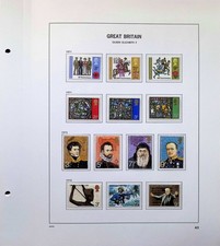 Great Britain Collection MNH On Davo Album Pages 1971-1975