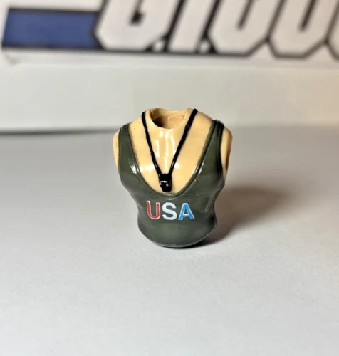 GI Joe Sgt. Slaughter 1985 CHEST / TORSO *COMBINED SHIP!* v1 Body Part Mail Away