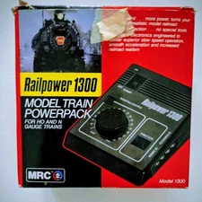 MRC Control Railpower 1300 Model Train Controller For HO & N Gauge Trains. Bo82