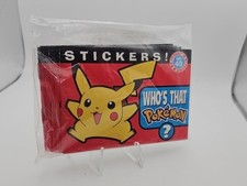 6x Bag of 2000 Pok mon Nintendo Sticker Book 49 New Sealed American Greetings