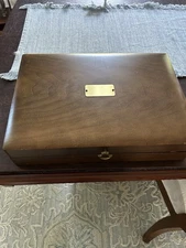Naken Tarnish Proof Silverware Chest Wood
