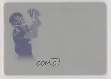2020 Leaf Trinity Patch Auto Printing Plate Yellow 1/1 Tee Higgins #PA-TH1 4z8