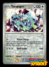 Carta Pokemon Terapagos 161/191 Scintille Urgenti Reverse Holo