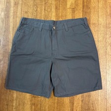 Carhartt Original Fit Black Ripstop Carpenter Work Shorts Size 40