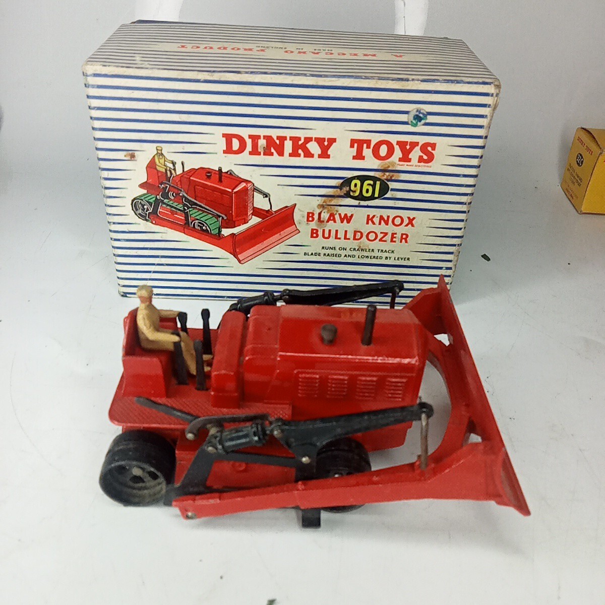 Dinky 961 Blaw Knox Bulldozer, Vgc in Original Box