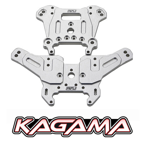 ALU F & R SHOCK TOWER C-00180-955 C-00180-950 FOR 1/8 TEAM CORALLY KAGAMA XP 6S - Picture 1 of 6