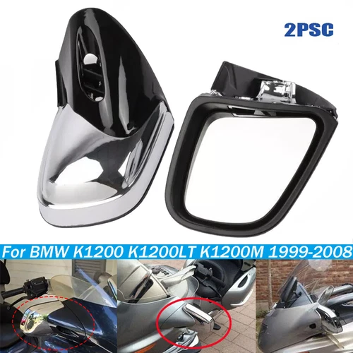 Left Right Set MIRRORS Fit For BMW K1200 K1200LT K1200M 1200 99-08 01 02 03 - Picture 2 of 10